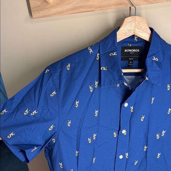 Bonobos - Men’s Medium short sleeve slim fit shirt - Picture 2 of 6